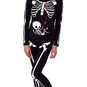 maternity skeleton leggings